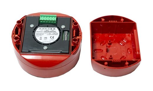 Sirena óptico acústica para alarma de incendios convencional CSW100AV