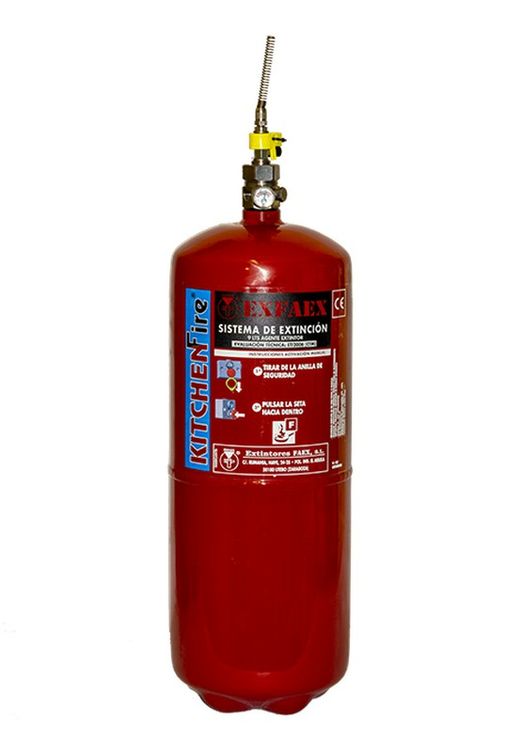 Sistema completo de extinção FAEXTRACE 9L