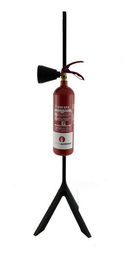 Supports de pieds Orion pour extincteur de 6 kg.