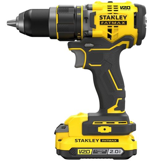 Taladro Percutor BRUSHLESS V20 Li-Ion 18V 80Nm con 2 baterías Li-Ion 2Ah