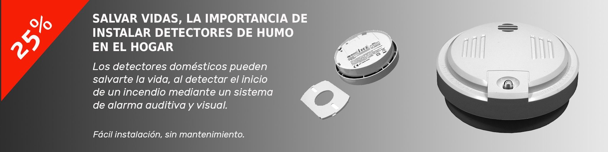 Instalar detectores de humo
