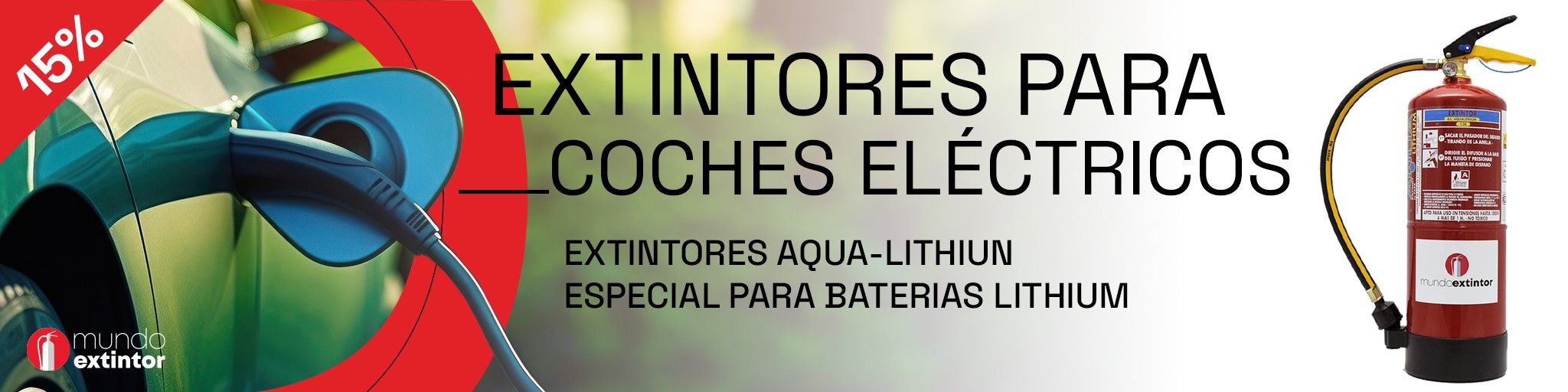 Extintores para coches eléctricos
