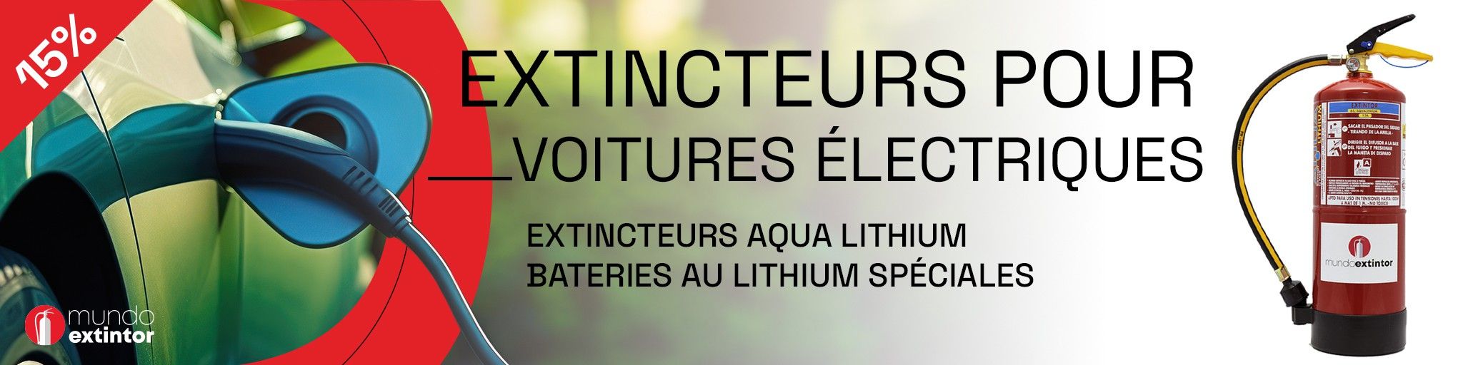 Extincteurs pour voitures électriques
